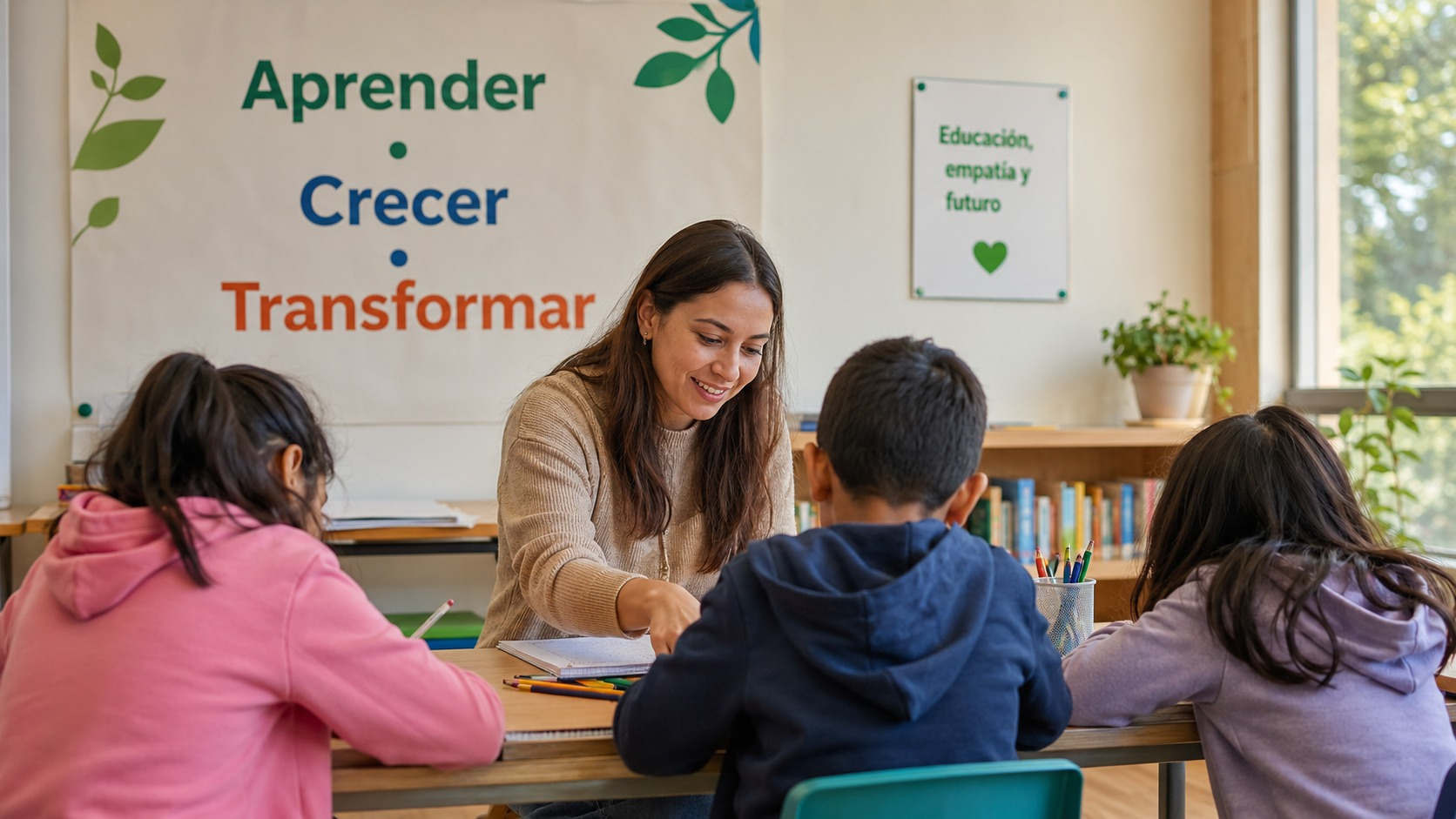 Acompañamiento educativo en un aula